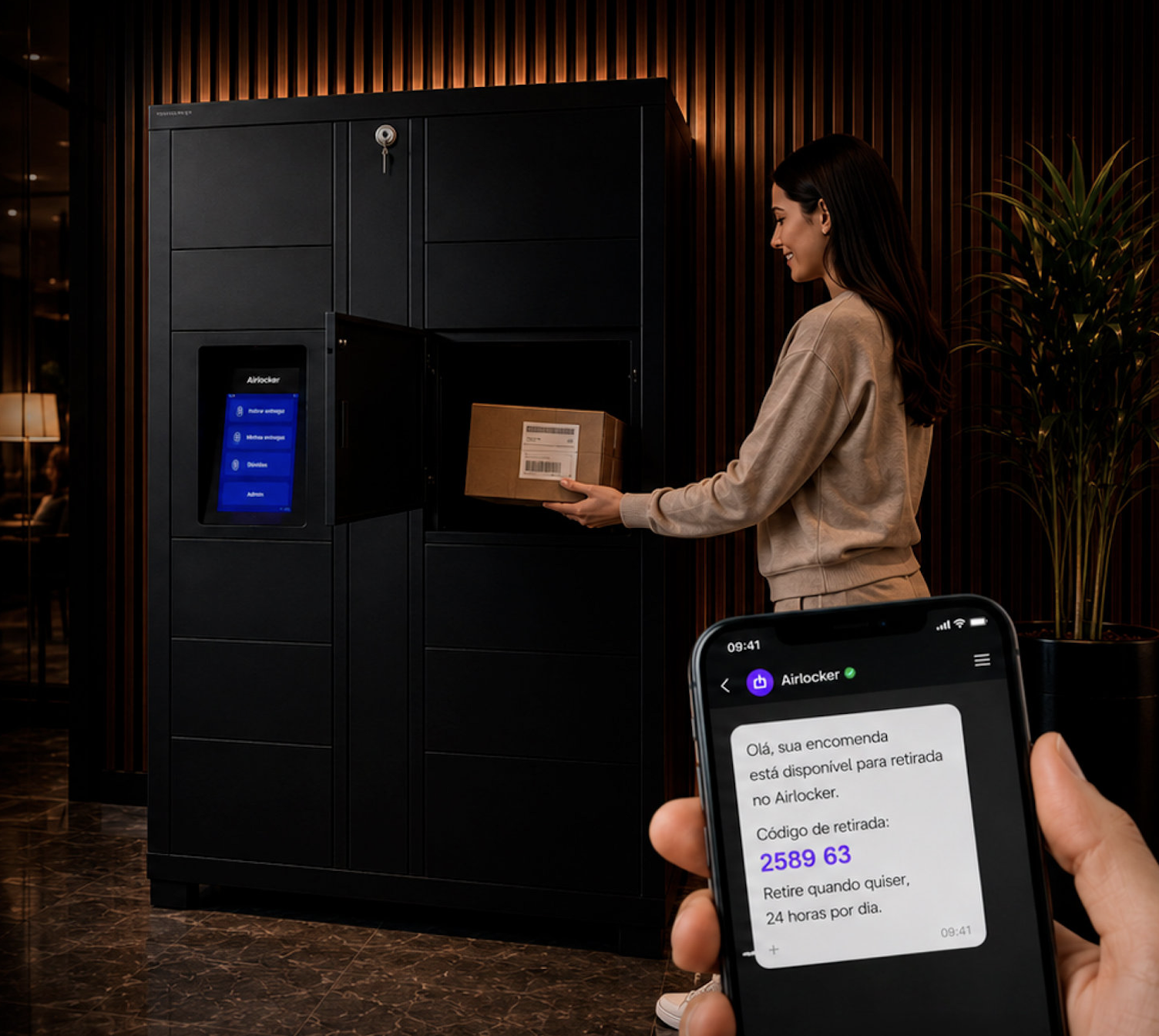 Fluxo de funcionamento do smart locker