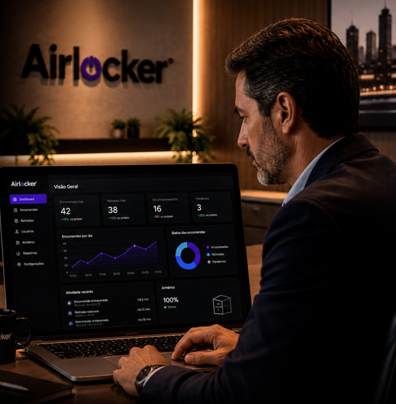 Dashboard AirlockerMT
